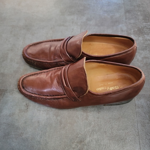 Bally Dorset Loafer, Chestnut Brown, Men's Size 9 - Picture 5 of 7